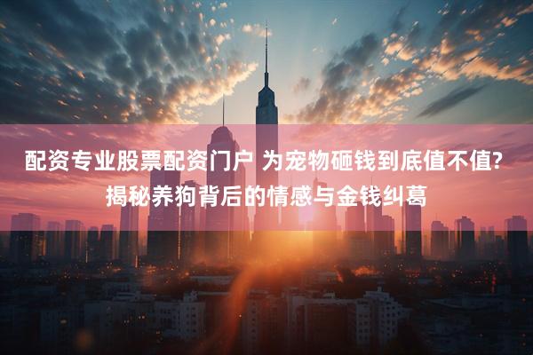 配资专业股票配资门户 为宠物砸钱到底值不值? 揭秘养狗背后的情感与金钱纠葛